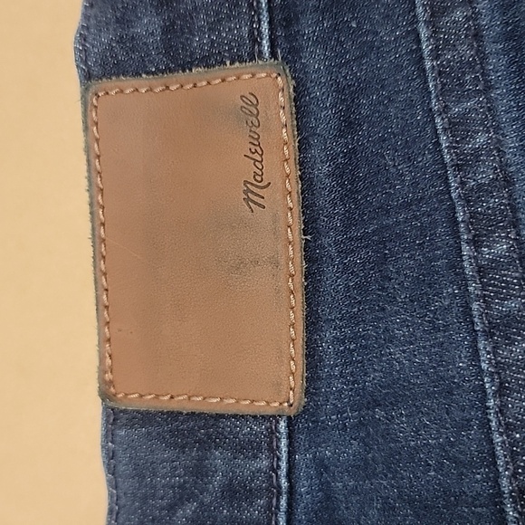 Madewell, Size 31 Waist '10" High Riser Skinny Skinny' Dark Wash Jeans, EUC - Picture 9 of 13